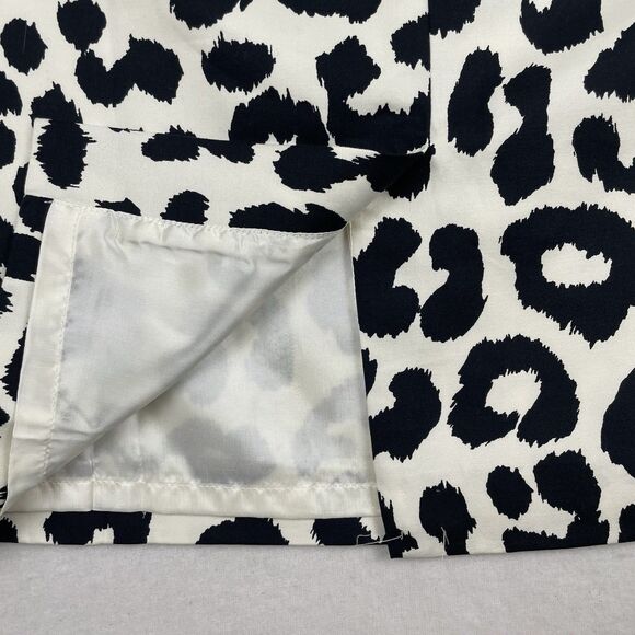 NWT Ann Taylor LOFT Skirt Animal Print Pencil Straight Silk Blend Office-10 - Picture 4 of 11